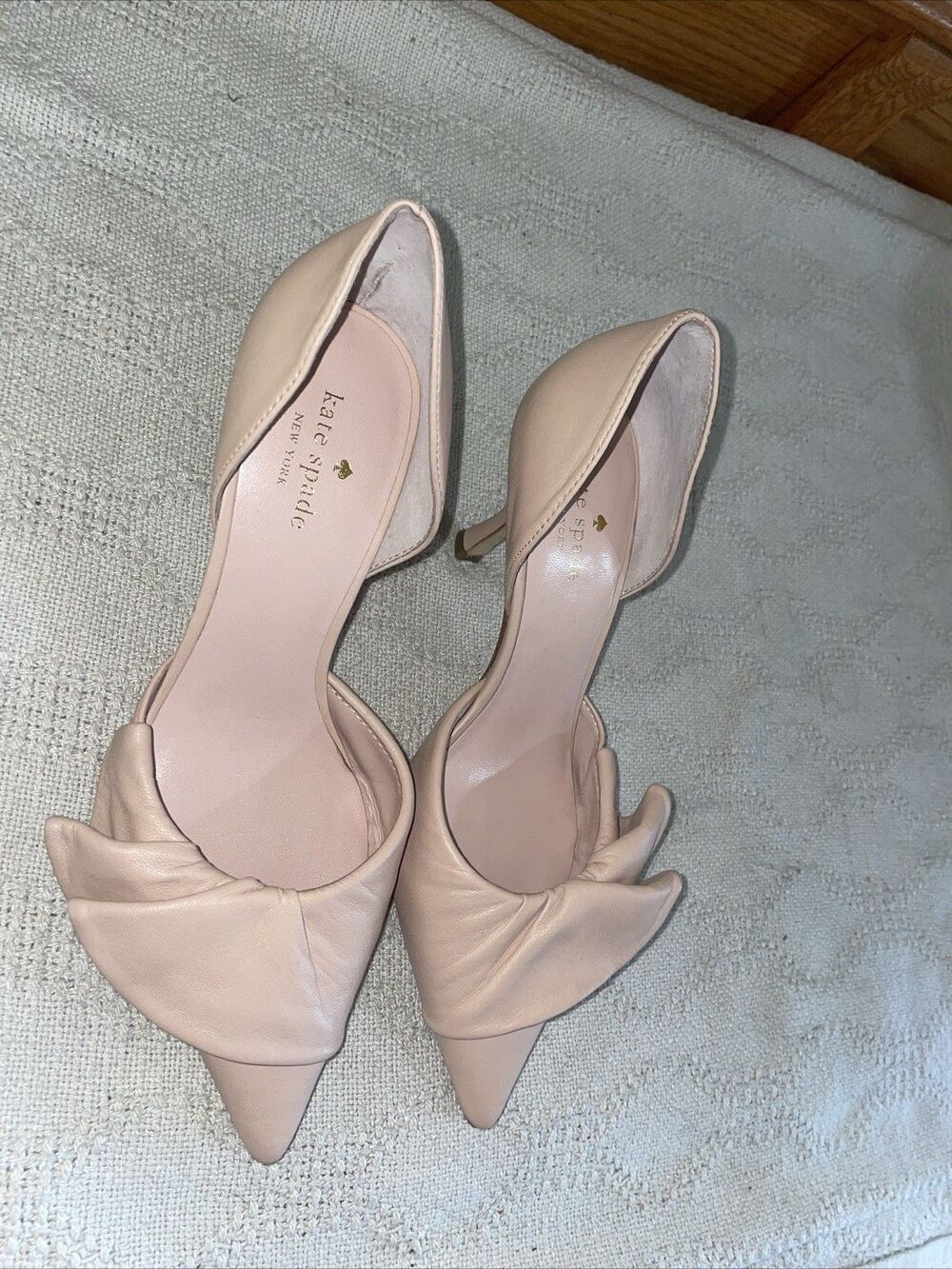 Kate Spade Women’s Dressy Pumps Size 8 Pink Leather Going Out Party Fun - Picture 4 of 12